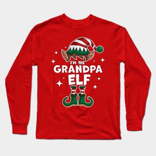 I'm the Grandpa Elf - Funny Christmas Matching Family Group Long Sleeve T-Shirt